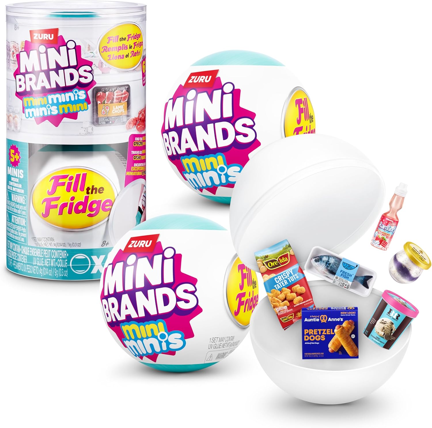 Mini Brands Fill The Fridge (2 Cápsulas)